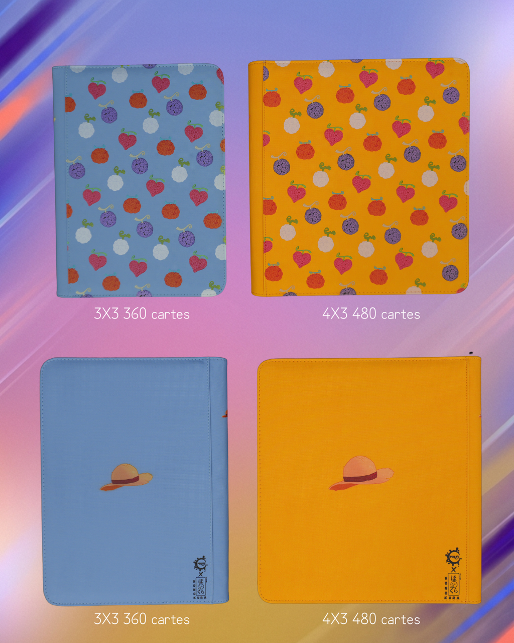 Binder One Piece x Milky 3X3 360 cartes