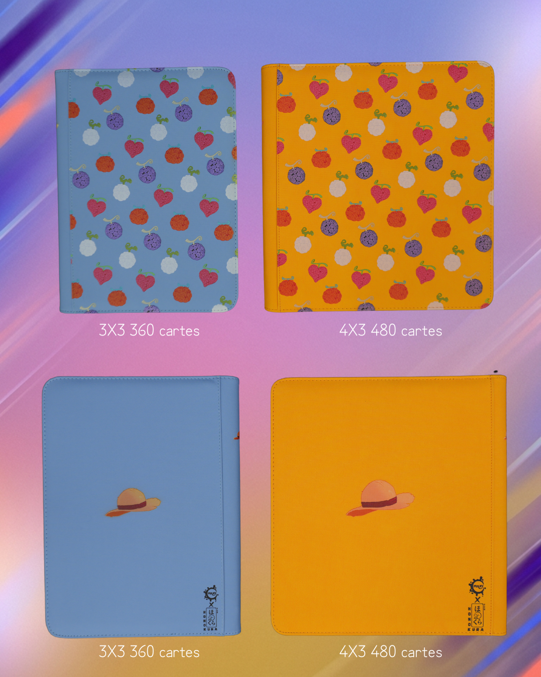 Binder One Piece x Milky 3X3 360 cartes